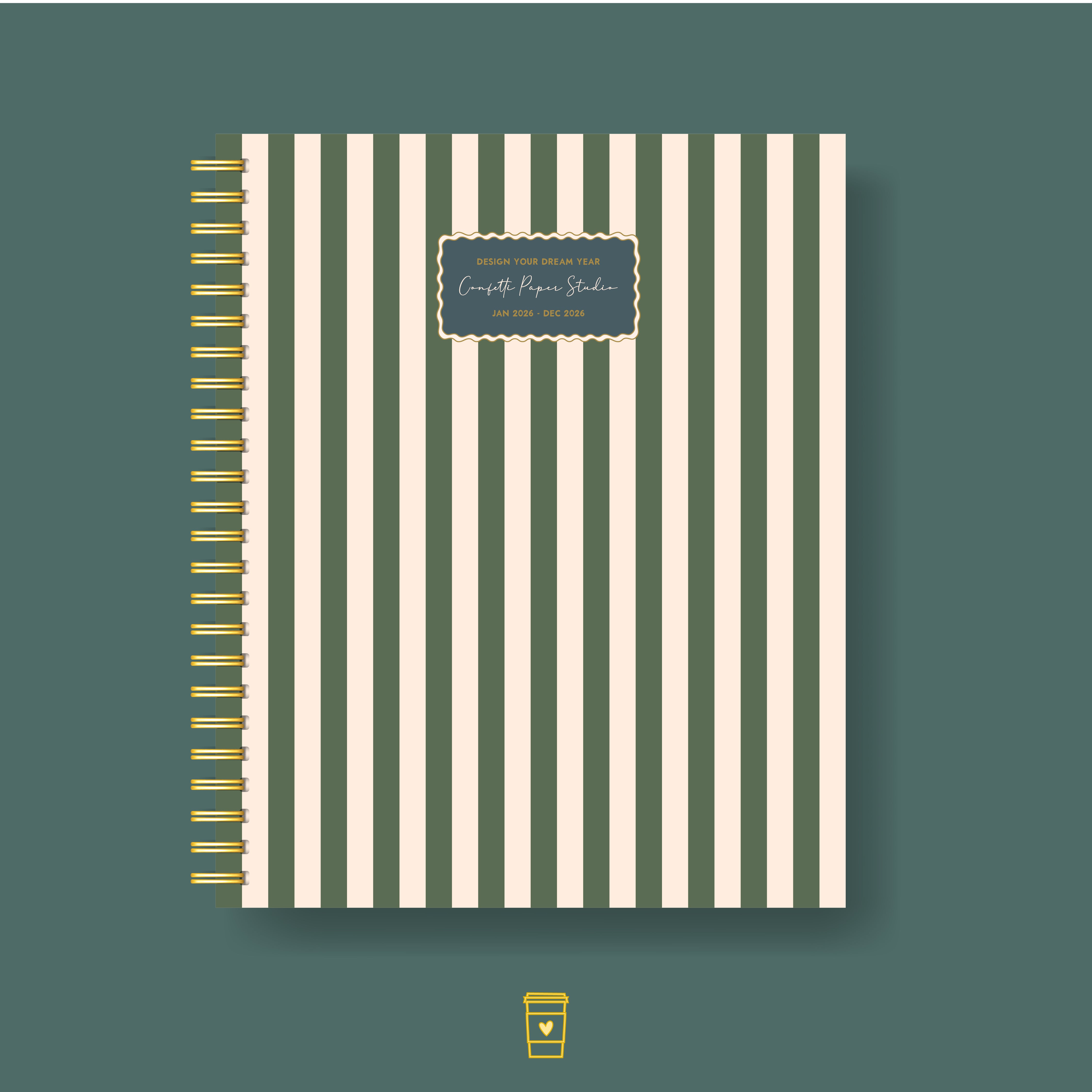 Olive Classic | Design Your Dream Year Planner | 2026