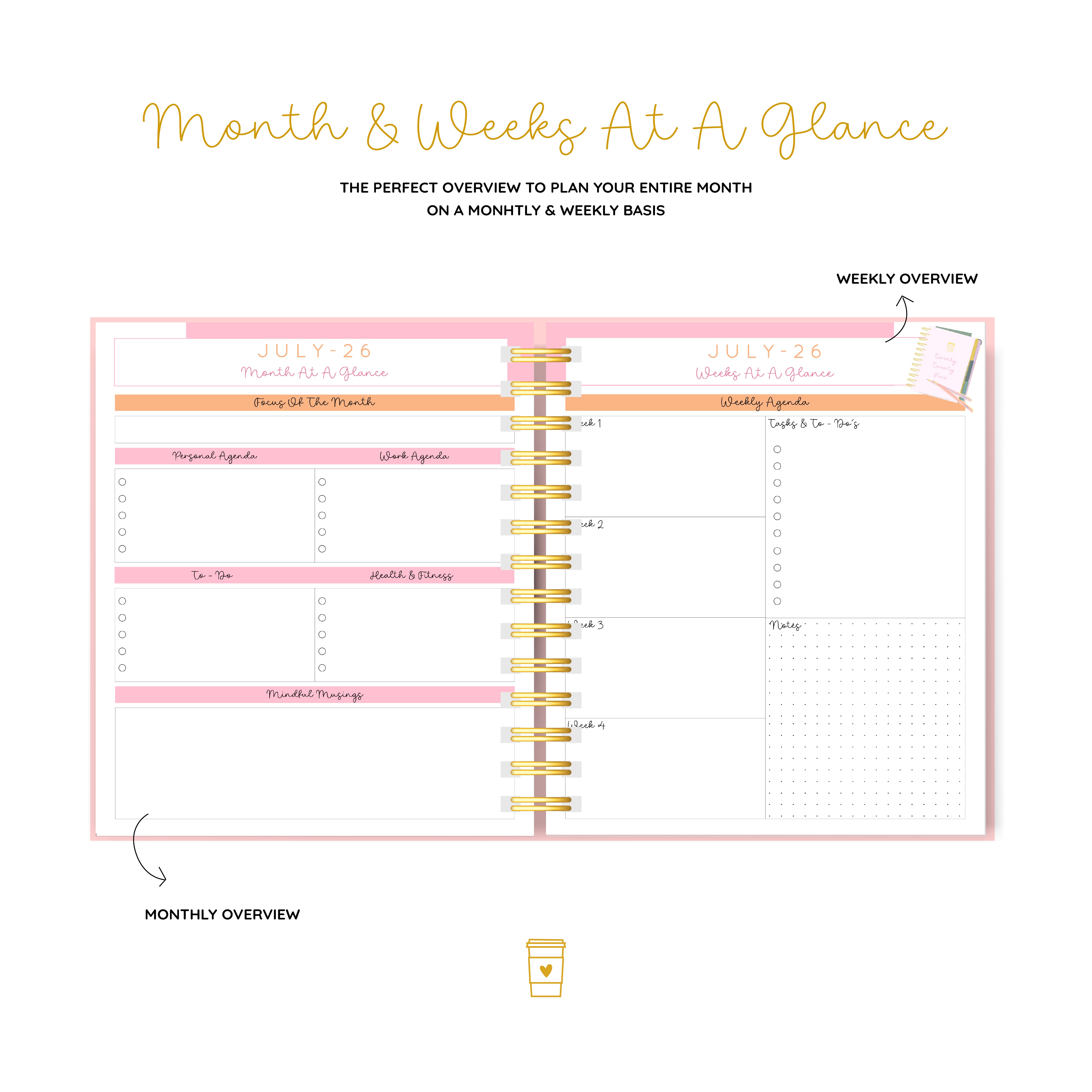 Spring Garden | Design Your Dream Year Planner | 2026