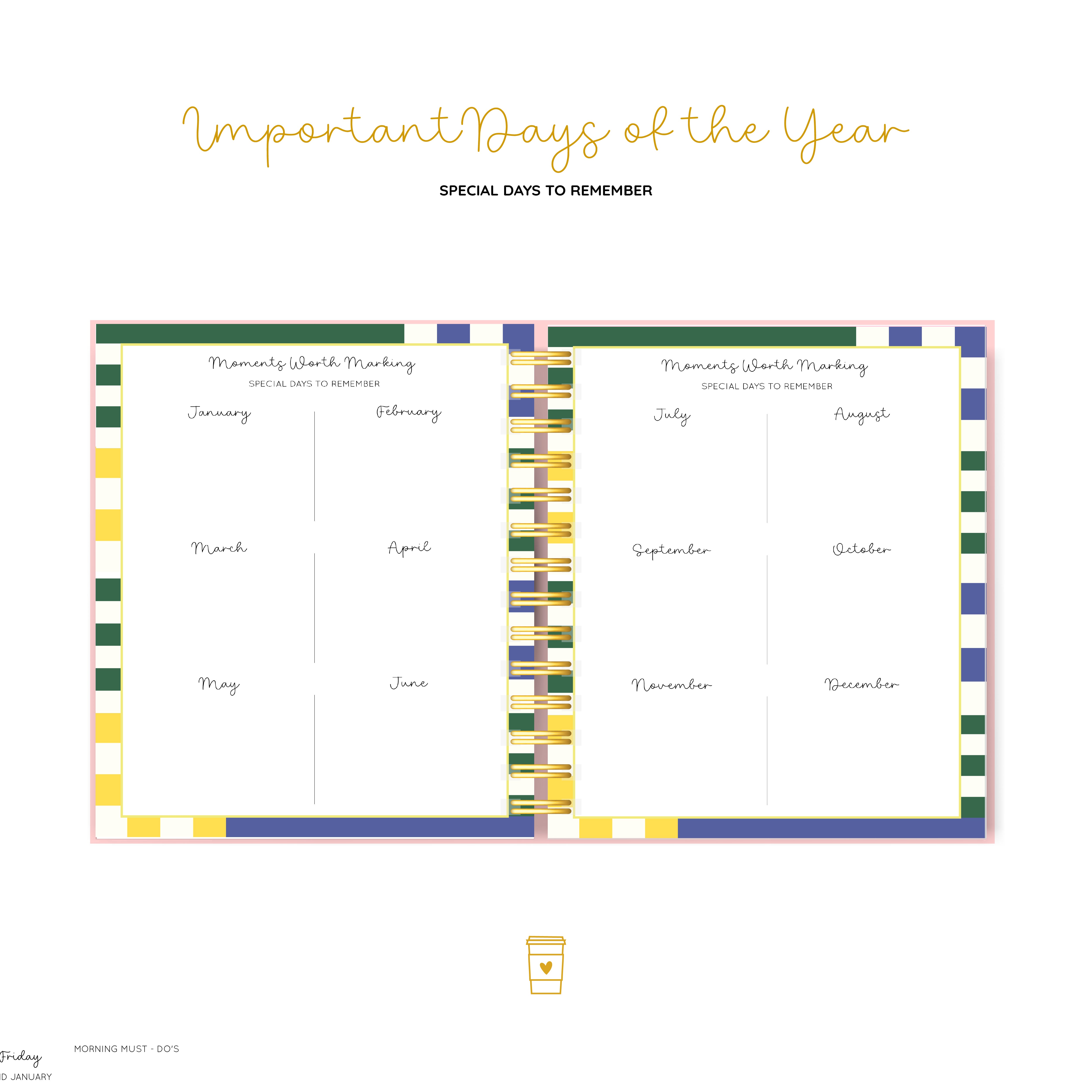 Spring Garden | Design Your Dream Year Planner | 2026