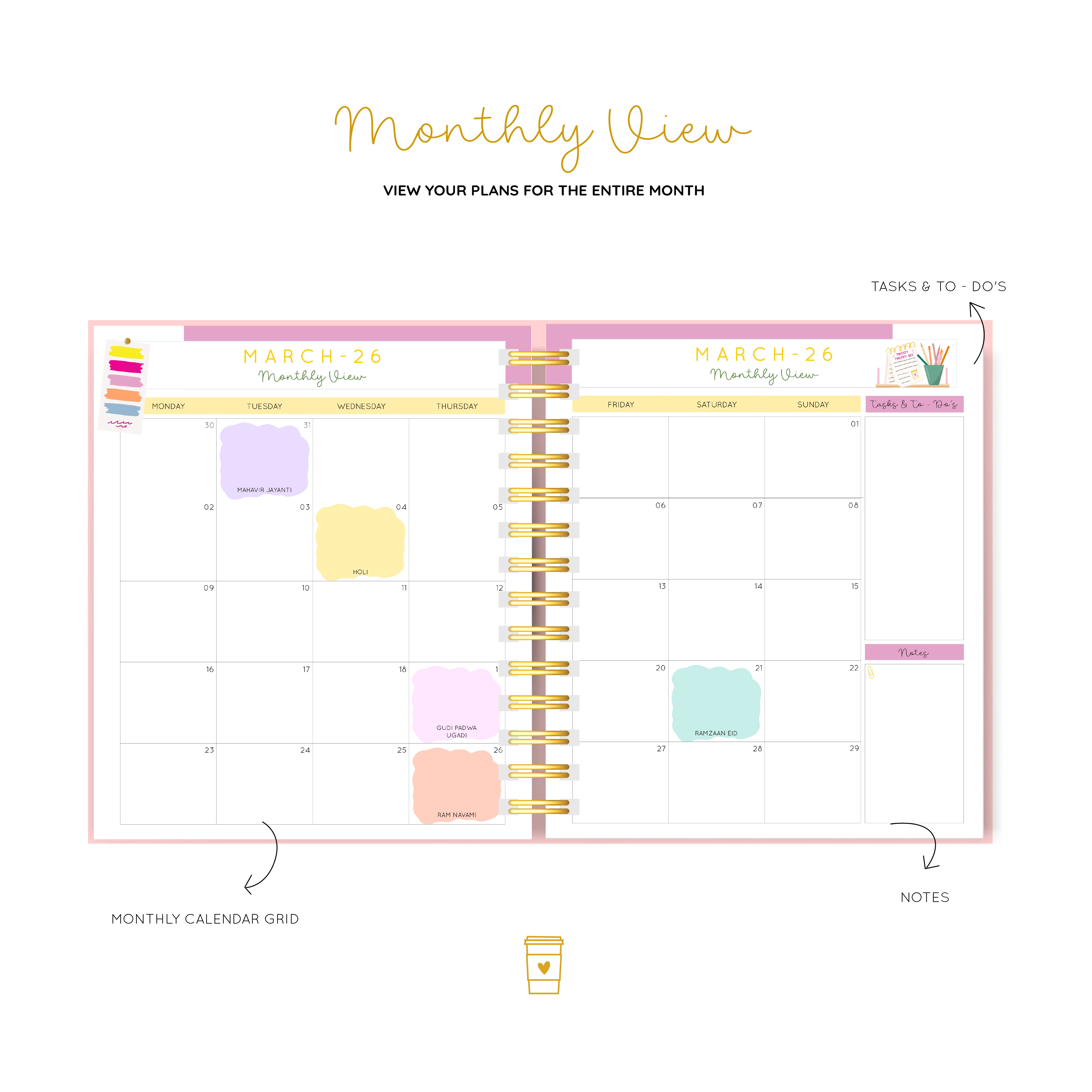 Spring Garden | Design Your Dream Year Planner | 2026