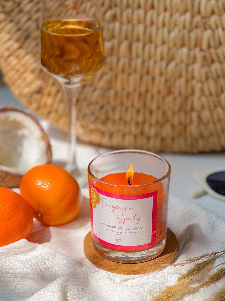 Tangerine Spritz Scented Candle