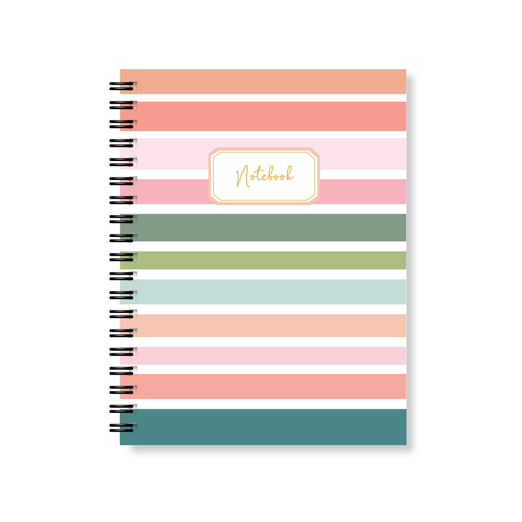 Happy Stripes Notebook