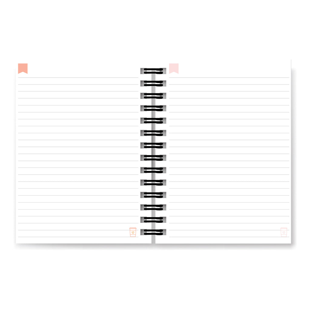 Taupe Stripe Notebook